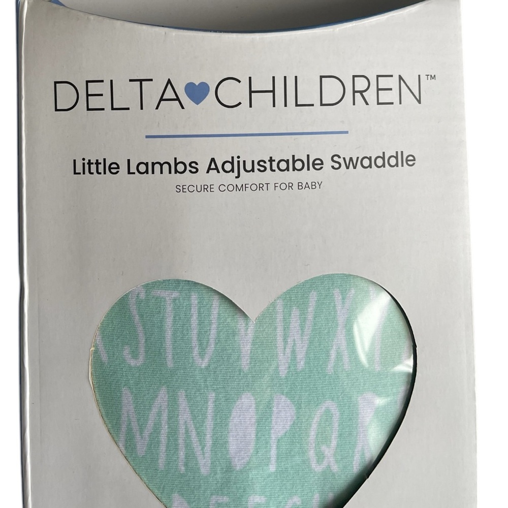 Delta Children 100% Cotton Adjustable Baby Swaddle New 0-3 - Picture 3 of 5
